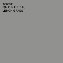 #91918F - Lemon Grass Color Image